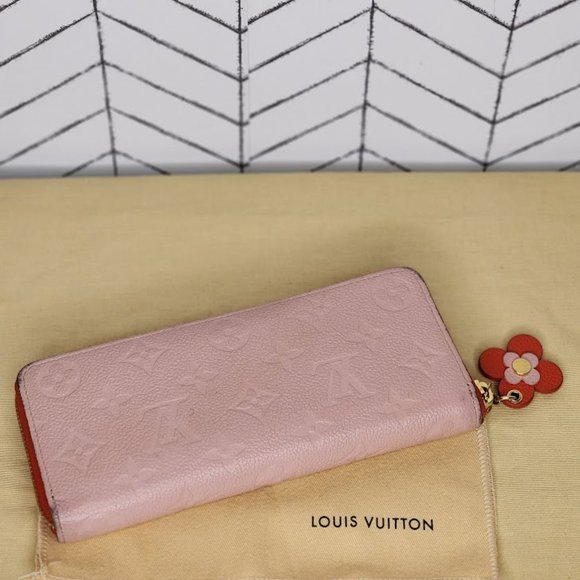 Louis Vuitton Monogram Empreinte Portefeuille Clemence Zippy Wallet - Picture 3 of 6